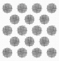Crosshatch Polka Dot Background WS - Fadenkreuz Tupfenhintergrund WS
