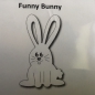 Funny Bunny, Grösse ca 8x3.5 cm