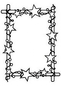 Rahmen mit Sternen - Grösse ca. 10x15 cm