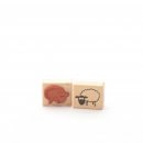 Motivstempel Titel: Sheep rechts" Stempel auf Handgriffgröße: 4 cm x 5 cm