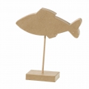 Pappart Silhouette auf ständer - Länge Fisch ca. 21cm