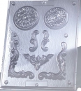 Giessform Relief - 7 teilig, Grössen zwischen 4-10 cm