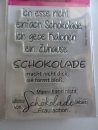 Schokolade macht nicht.... - Grösse a7 - 74x105mm