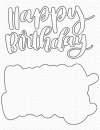Happy Birthday in Handlettering schrift