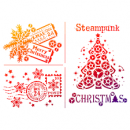 Steampunk Christmas Grösse A4