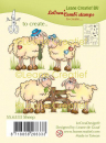 Schafe, Grösse gesamt ca. 8x11.5 cm