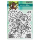Cling Stamp - cottage treehouse