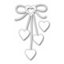 Stanzschablone Heart bow - grösse ca. 5x8 cm